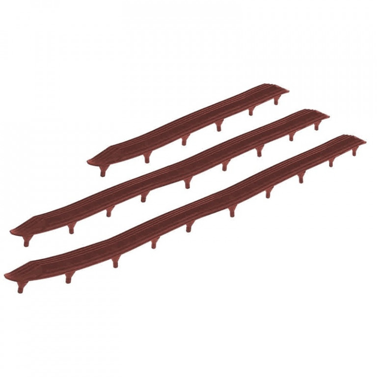 Set footboard strips ARIETE 04953-M brown