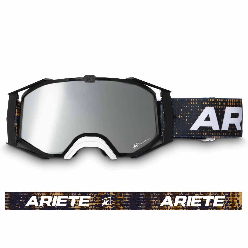 Goggles ARIETE 8K FUTURE 14960-FNNS Crni silver mirror lens