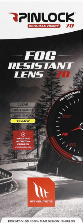 Lens Pinlock MT Helmets ACCESORIOS