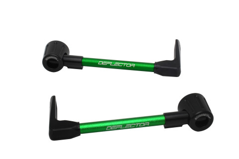 Lever guard ACCOSSATO DE003 with green hose and joint right + left , aluminium