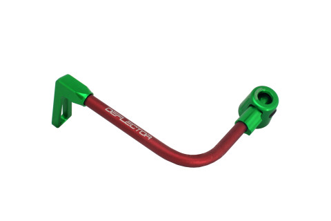 Lever guard ACCOSSATO DE002 with red hose and joint left, aluminium