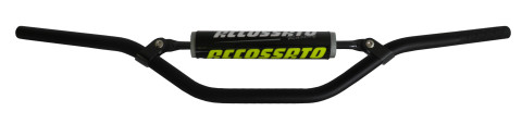 Handlebar ACCOSSATO aluminium, 22 mm Crni
