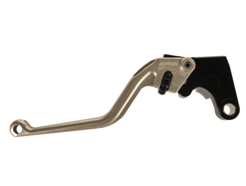 Clutch Lever ACCOSSATO ESY688H fixed CNC-worked aluminium, silver