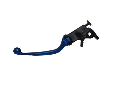 Adjustable folding lever ACCOSSATO LV015 in aluminium for original clutch master cylinders plavi