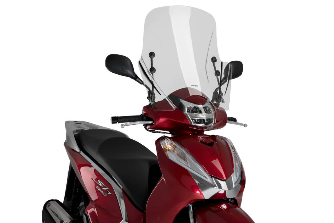 Windshield PUIG T.X. 20316W transparent for HONDA SH 300 i 2015-2021