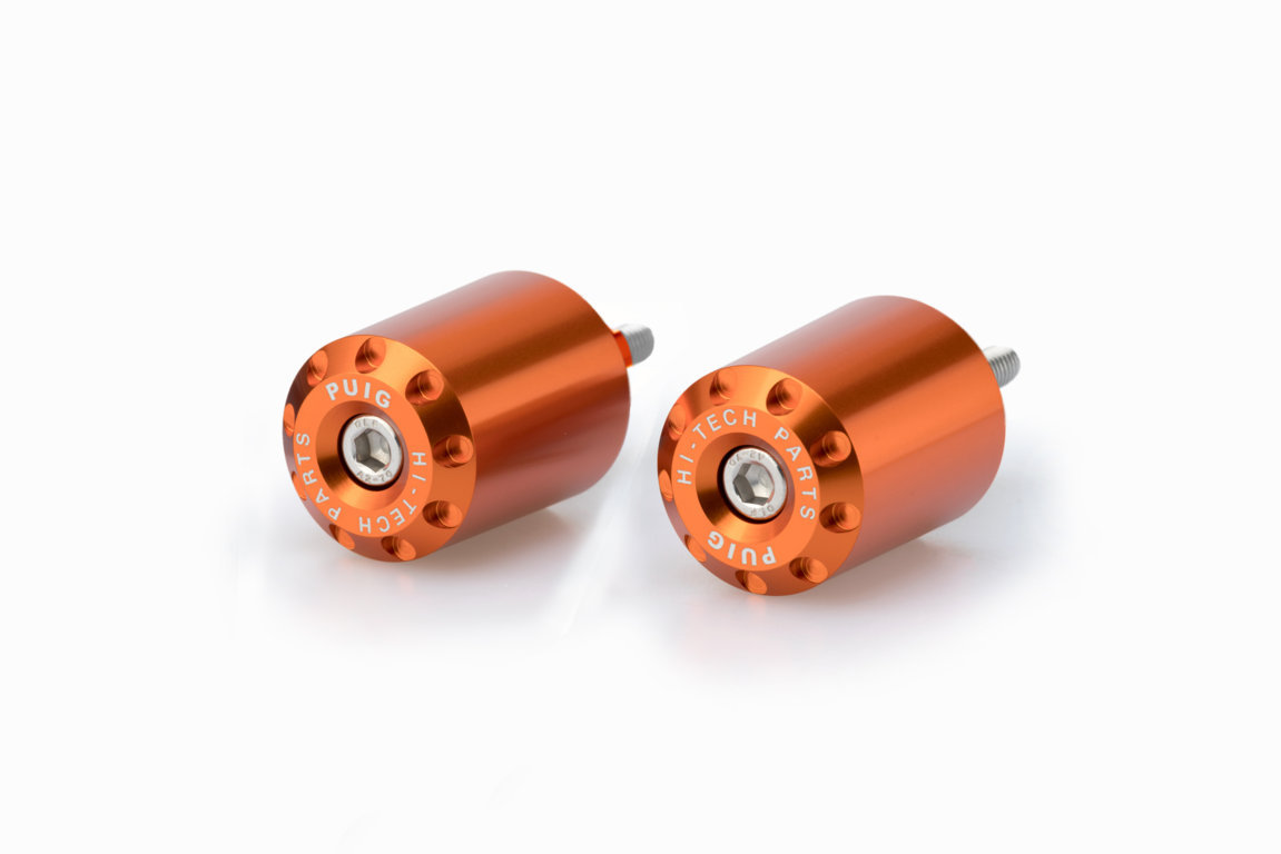 Bar ends PUIG LONG 20439T orange