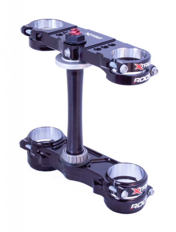 Triple clamps X-TRIG ROCS PRO 40501007 20-22mm Crni