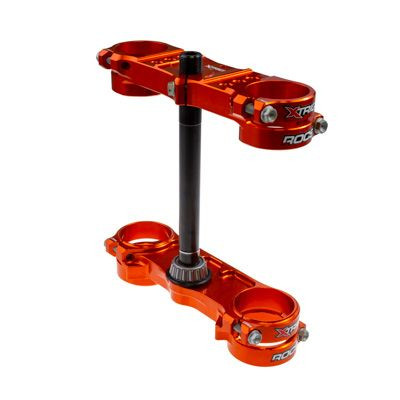 Triple clamp X-TRIG ROCS TECH 40504011 Orange 14mm