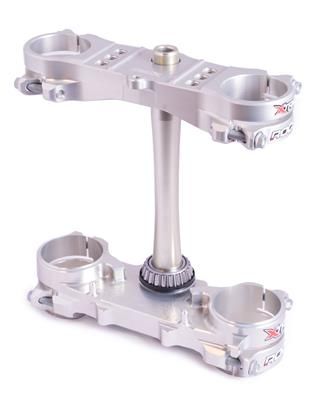 Triple clamp X-TRIG ROCS TECH 40101009 Silver