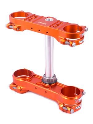 Triple clamp X-TRIG ROCS TECH 40505006 Orange