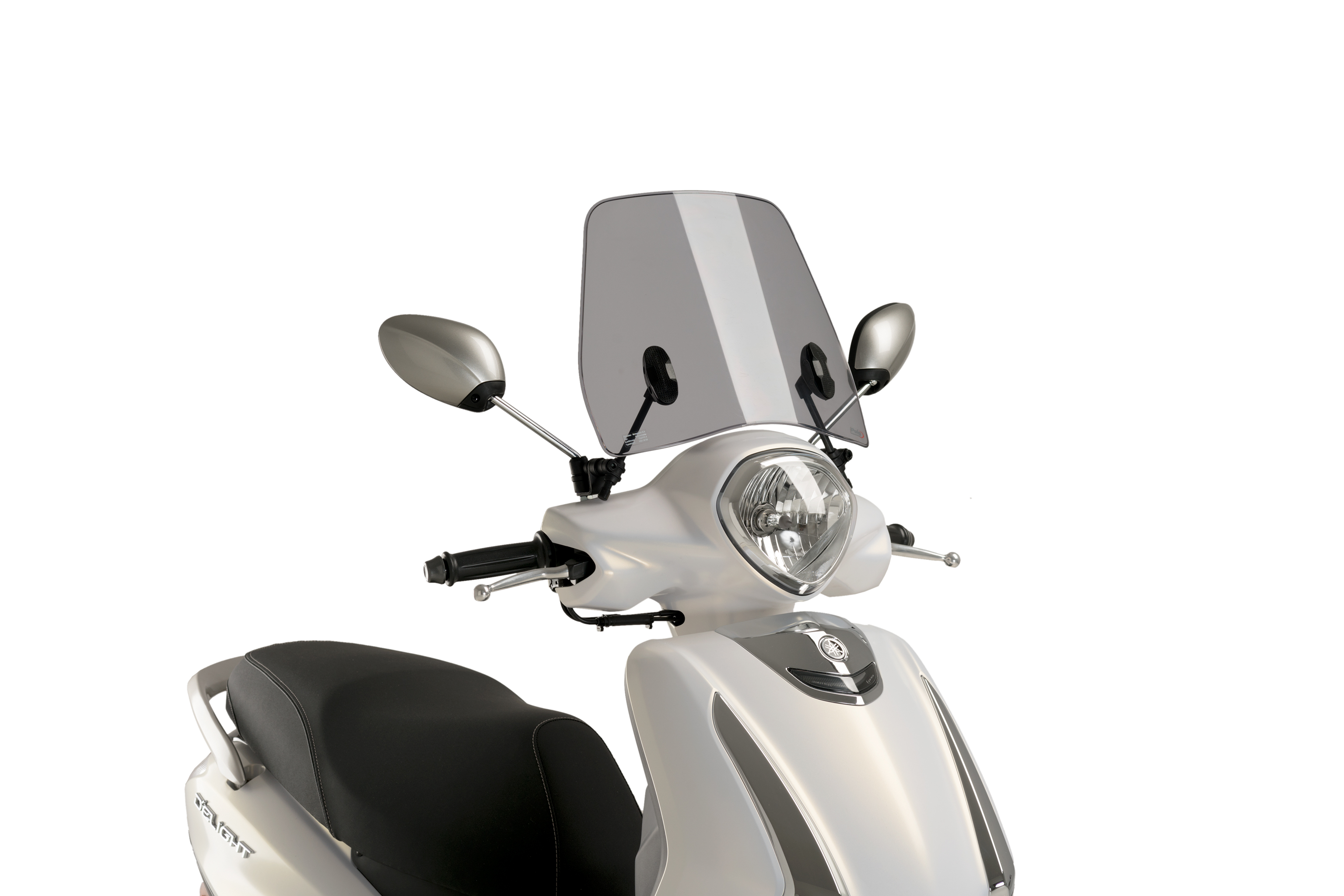 Windshield PUIG TRAFIC 20747H smoke for YAMAHA D'elight 125 2021-2026