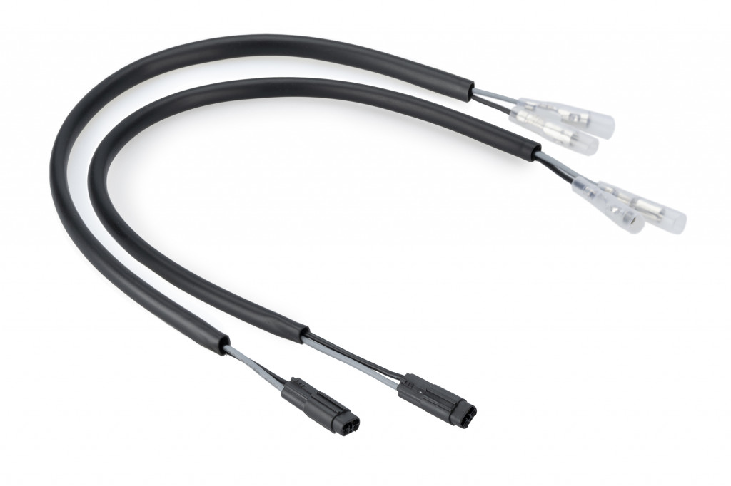 Plug&Play wiring kit for turn signals PUIG 20791N Crni front and rear