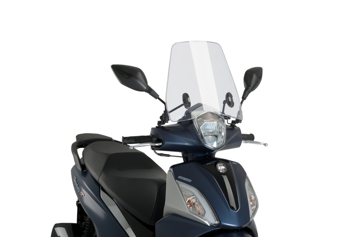 Windshield PUIG URBAN 20826W clear for SYM Symphony 125 2021-2022
