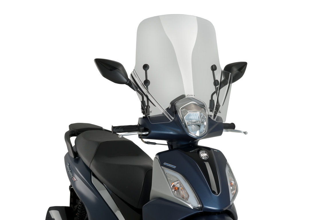 Windshield PUIG T.X. 20827W transparent for SYM Symphony 125 2021-2022, SYM Symphony ST 125 2021-2025