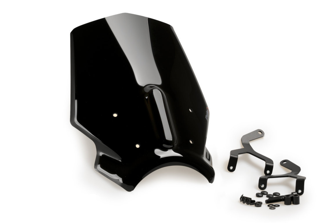 Windshield PUIG NEW GEN. SPORT 20862N Crni
