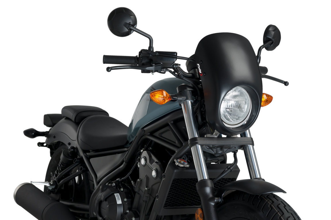 Semifairing PUIG ANARCHY 21086J matt black for HONDA CMX 500 Rebel 2017-2019