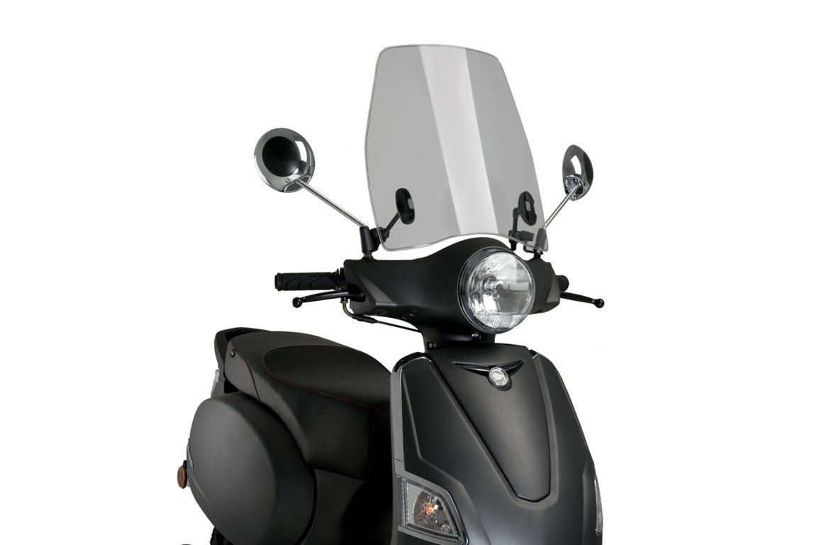 Windshield PUIG URBAN 21212H smoke for KEEWAY Zahara 125 2022-2024