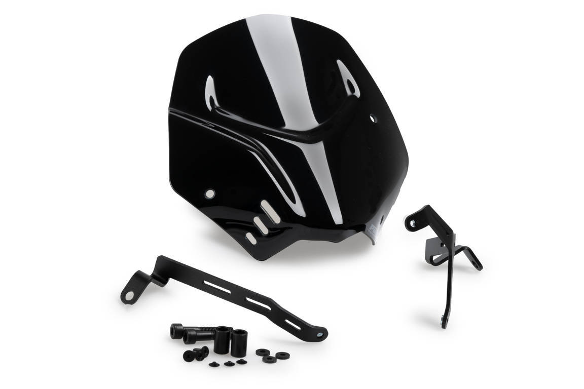 Windshield PUIG NEW GEN. SPORT 21580N Crni