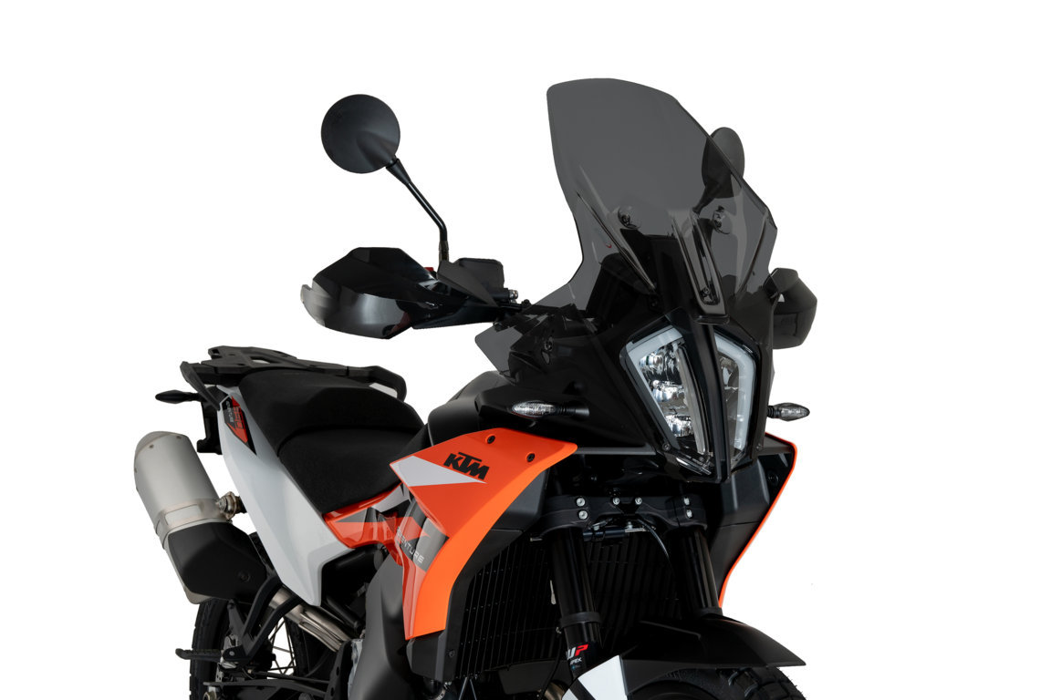 Windscreen PUIG TOURING 21611F dark smoke