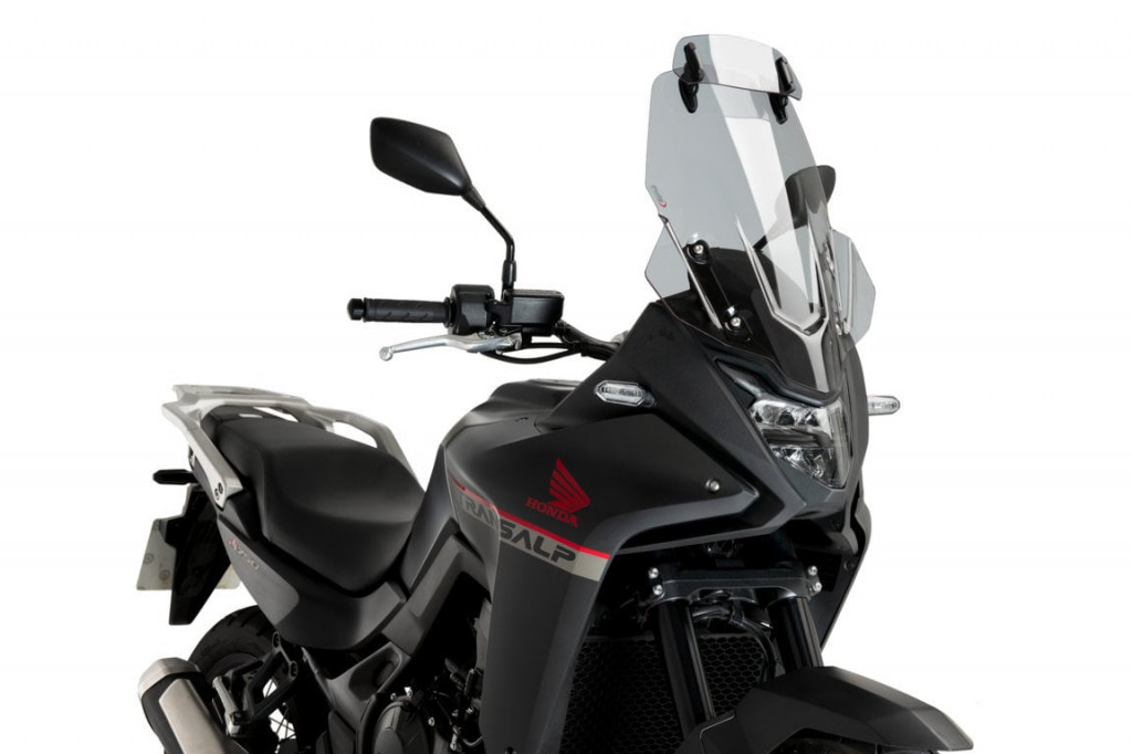 Windscreen PUIG TOURING WITH VISOR 21657H smoke