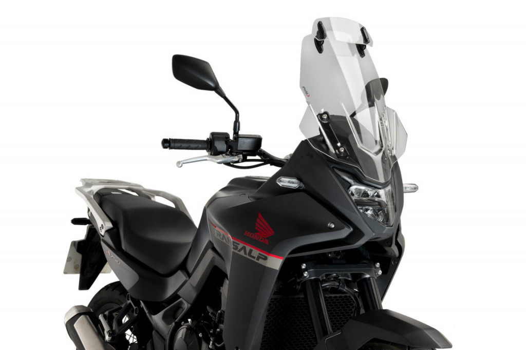 Windscreen PUIG TOURING WITH VISOR 21657W transparent
