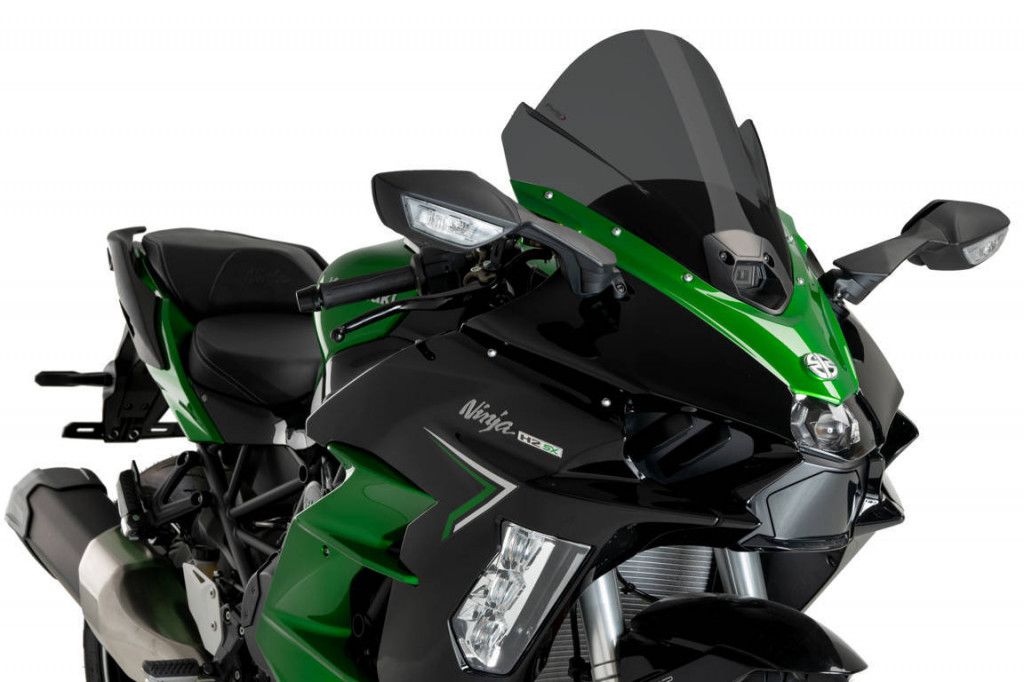 Windscreen PUIG Z-RACING 21714F dark smoke