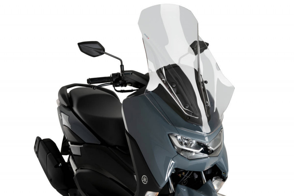 Windshield PUIG V-TECH LINE TOURING 21802W transparent for YAMAHA GPD 125 NMAX 2021-2024
