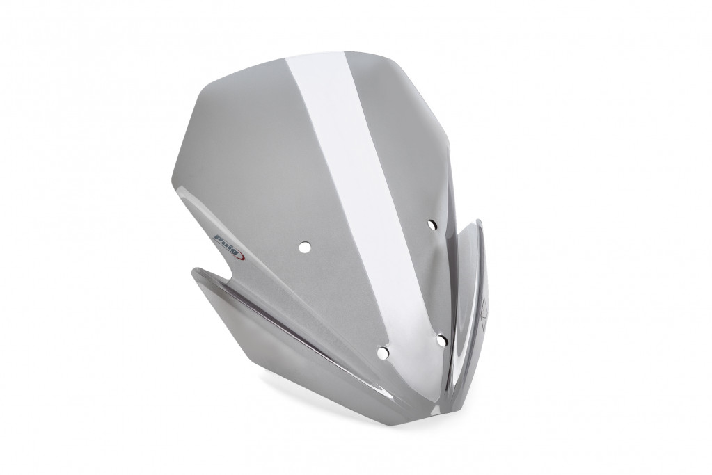Windshield PUIG NEW GEN. SPORT 21867H smoke for CFMOTO 800 NK Advanced 2023-2026, CFMOTO 800 NK Sport 2023-2026