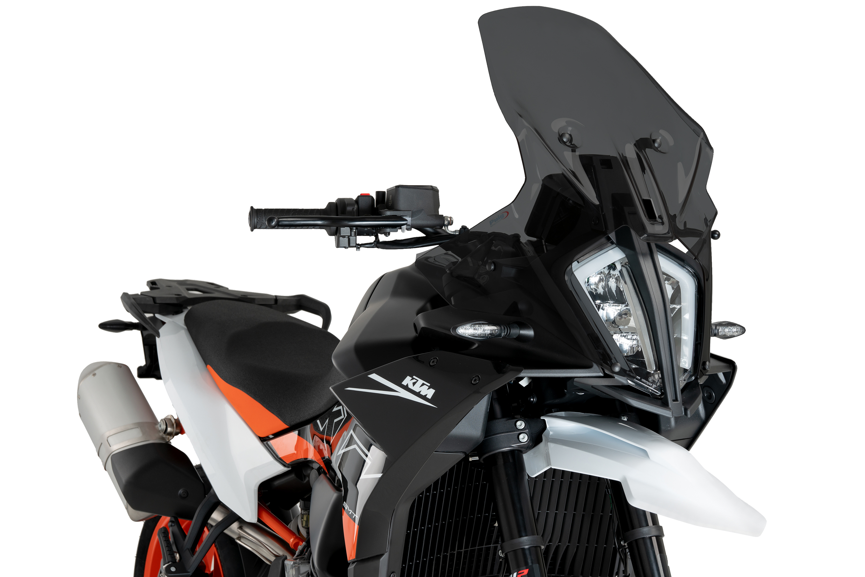 Windscreen PUIG TOURING 21869F dark smoke