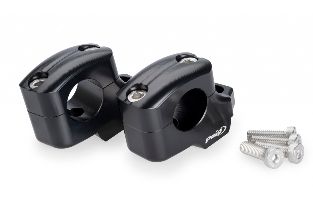 Risers PUIG PULLBACK 22101N Crni height 25mm, d 29mm