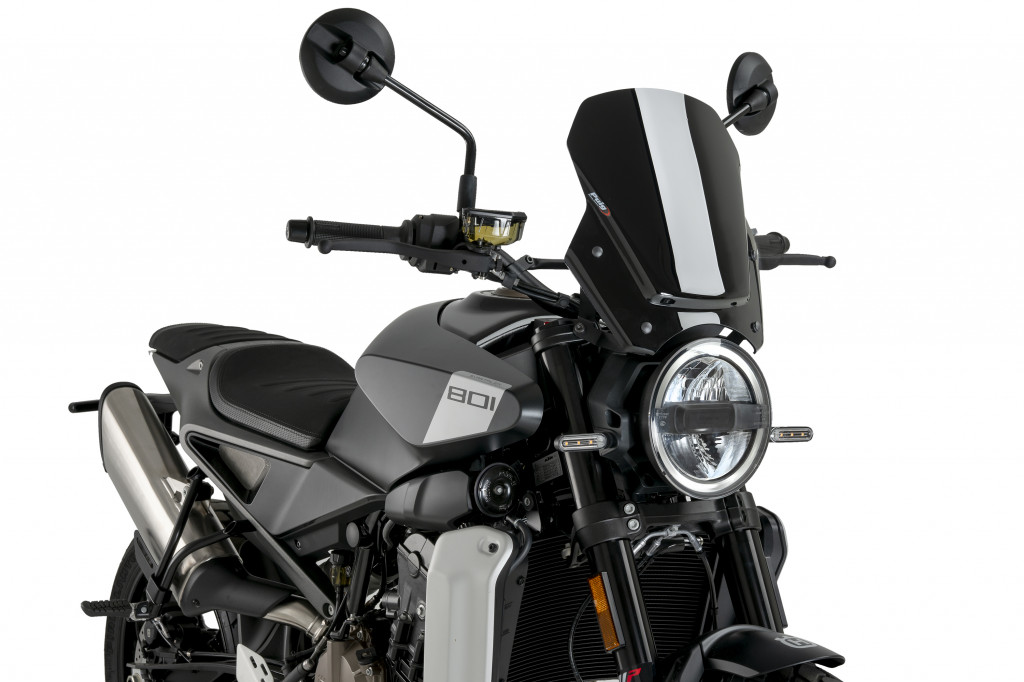 Windshield PUIG NEW GEN. SPORT 22189N Crni