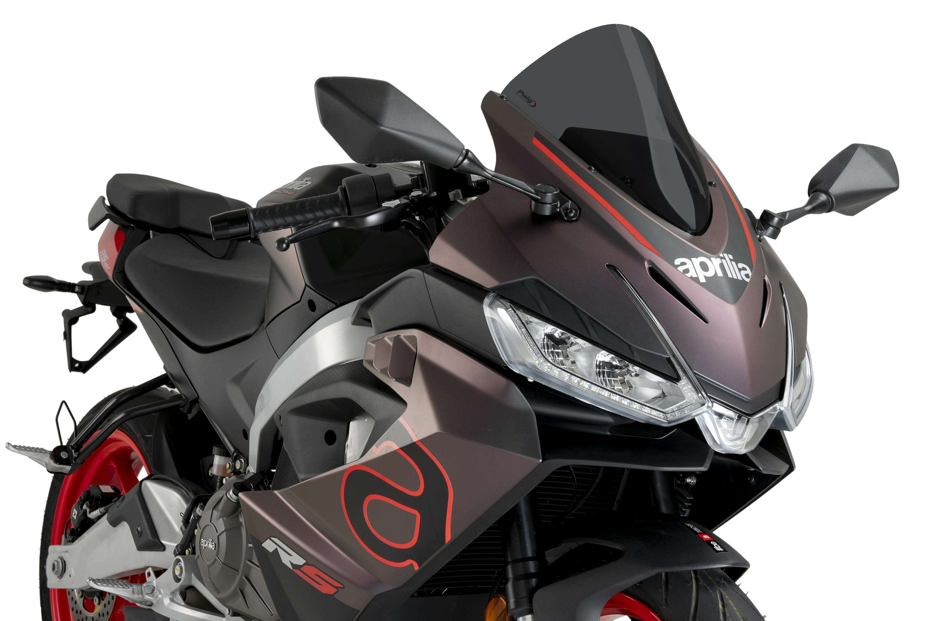 Windscreen PUIG R-RACER 22274F dark smoke
