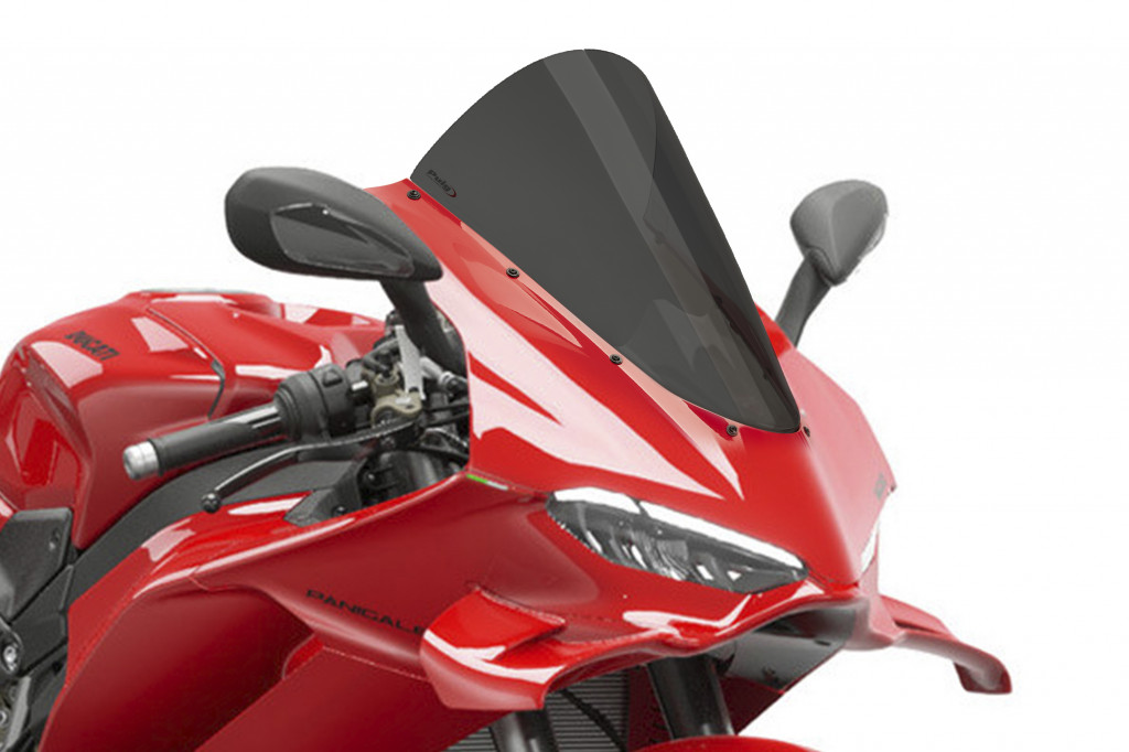 Windscreen PUIG R-RACER 22333F dark smoke