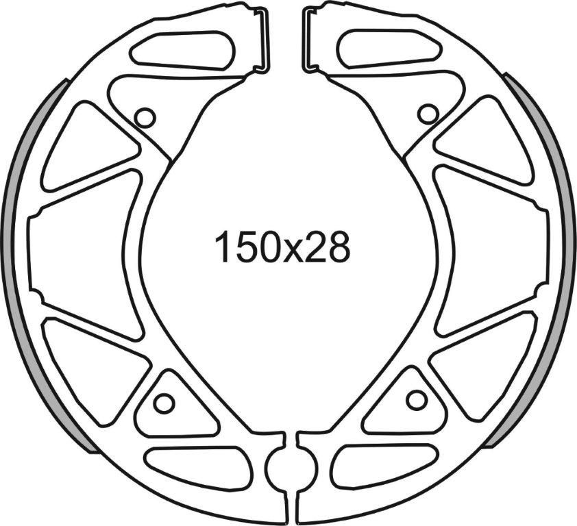 Čeljusti kočnica (pakne) FERODO 225129258