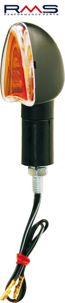 Žmigavac RMS 246480130 black look, transparent lens E-mark