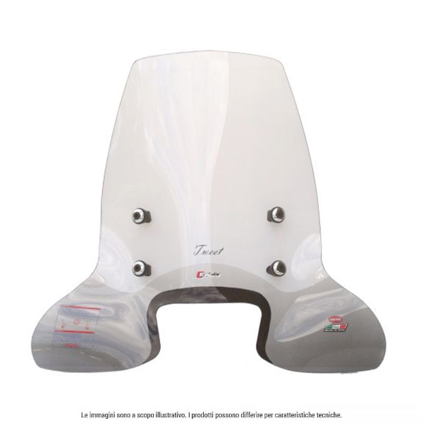 Windscreen Faco 267008001 725x735 for PIAGGIO/VESPA Liberty 125 IGET 3V 2016-2019, PIAGGIO/VESPA Liberty Delivery 125 2017-2020