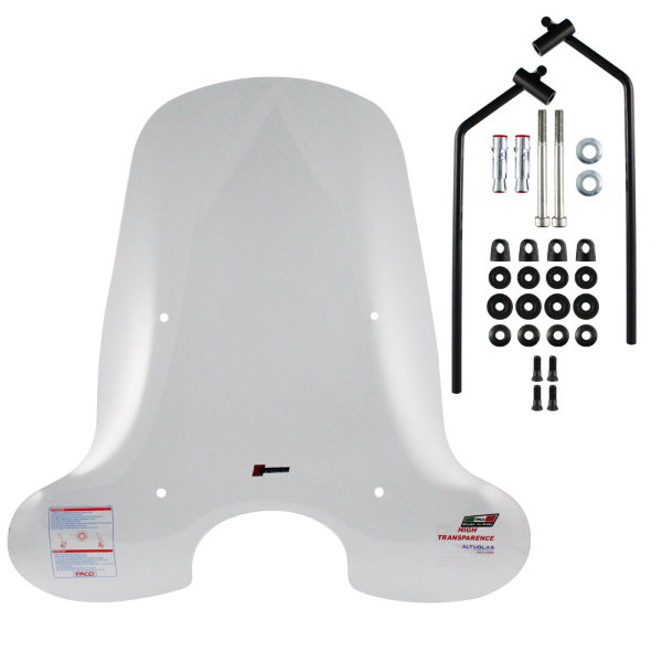Windscreen Faco 267008009 750x700 for PIAGGIO/VESPA ET2 50 1997-2005, PIAGGIO/VESPA ET4 125 Leader 1996-2005