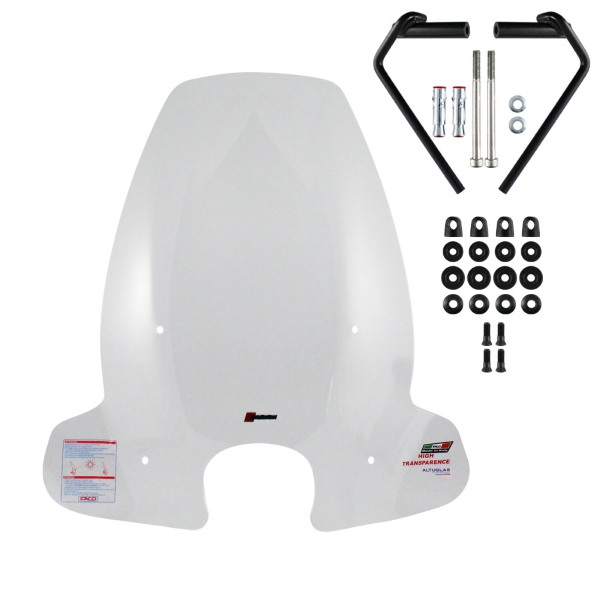 Windscreen Faco 267008052 725x735 for PIAGGIO/VESPA Liberty 125 IGET 3V 2016-2019, PIAGGIO/VESPA Liberty Delivery 125 2017-2020