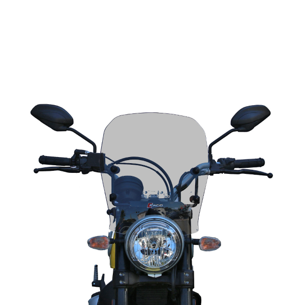 Windscreen Faco 267008272 smoke  420x370 for DUCATI Scrambler 800 2015-2020