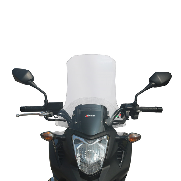 Windscreen Faco 267008287 transparent 500x390 for HONDA NC 700 S / X 2012-2015, HONDA NC 750 X / XD 2014-2015