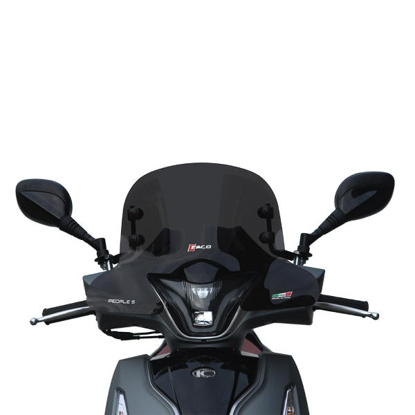 Windscreen Faco 267008316 smoke  335x500 for KYMCO New People 125 S 2018-2019