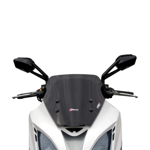 Windscreen Faco 267008317 smoke  405x430 for KYMCO Xciting 500 2009-2013, KYMCO Xciting 300 2009-2014