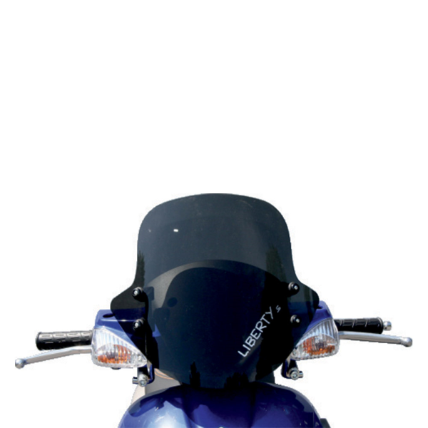 Windscreen Faco 267008325 smoke 360x430 for PIAGGIO/VESPA Liberty 125 / S (2006<) 2006-2008