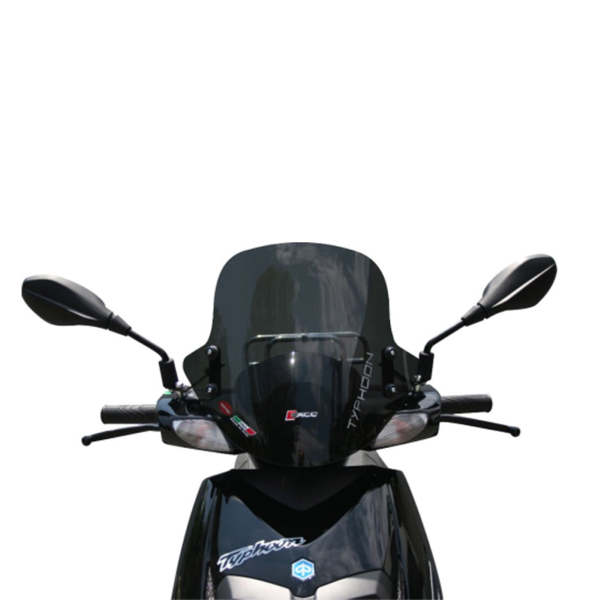 Windscreen Faco 267008330 smoke 360x430 for PIAGGIO/VESPA New Typhoon 125 2011