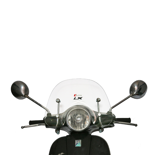 Windscreen Faco 267008343 transparent 305x440 for PIAGGIO/VESPA LX 125 2005-2014, PIAGGIO/VESPA LX 50 2005-2013