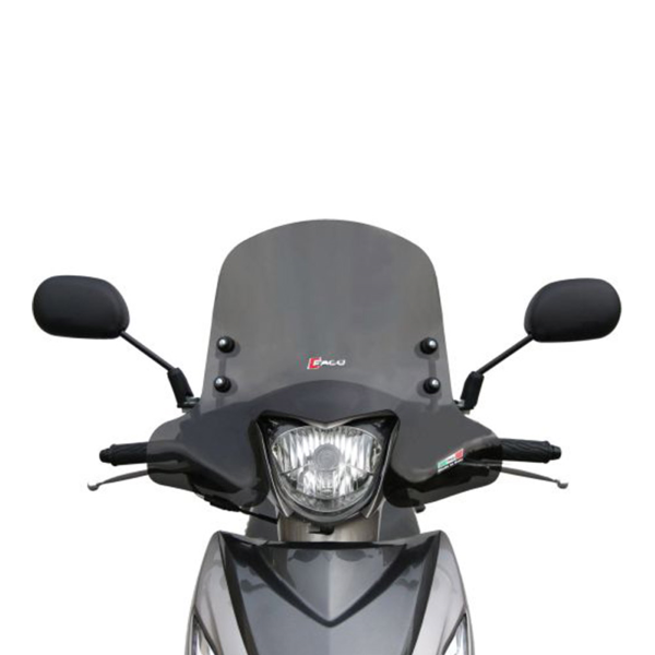 Windscreen Faco 267008360 smoke 380x470 for SUZUKI AH 100 Address 1992-1996