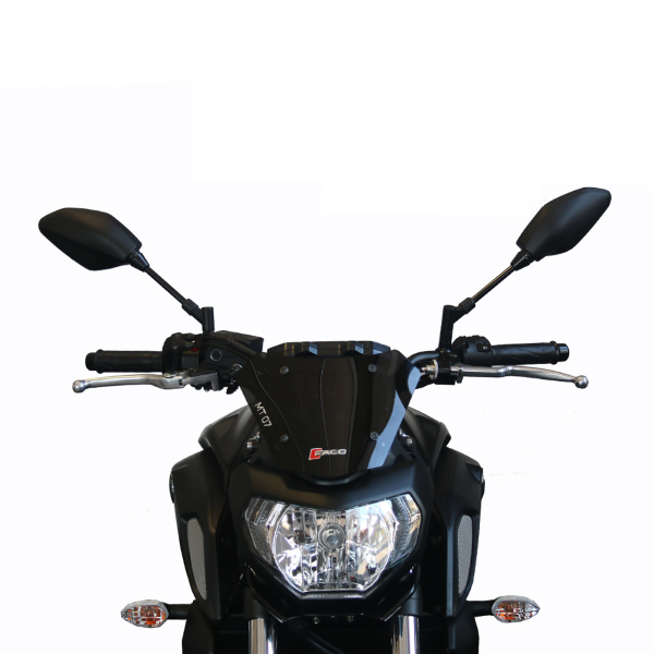 Windscreen Faco 267008368 smoke 200x250 for YAMAHA MT-07 700 2018-2020