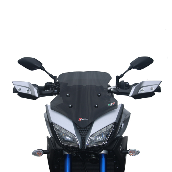 Windscreen Faco 267008378 smoke 355x350 for YAMAHA MT-09 Tracer / Tracer 900 2015-2017