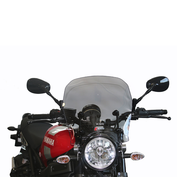 Windscreen Faco 267008395 smoke 400x370 for YAMAHA XSR 900 2016-2019