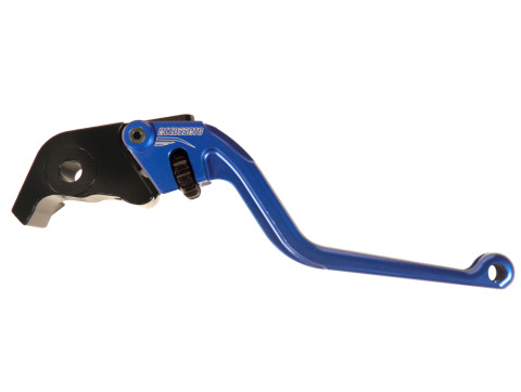 Brake lever ACCOSSATO EDR019 fixed CNC-worked aluminium, blue